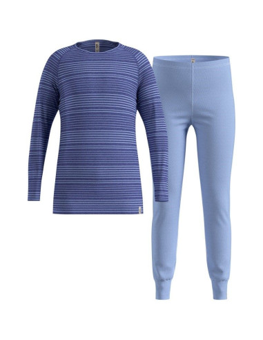 Bielizna termoaktywna - zestaw odlo set long active warm set roz. 152cm granatowa