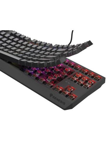 Genesis thor 230 tkl klawiatura gaming usb qwerty us english czarny