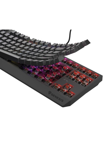 Genesis thor 230 tkl klawiatura gaming usb qwerty us english czarny
