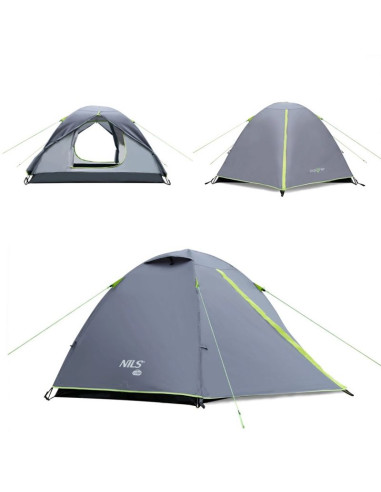Namiot kempingowy nils camp explorer nc6004 3 osobowy szary