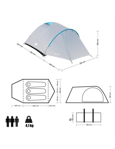 Namiot nils camp rocker nc6013 3 osobowy