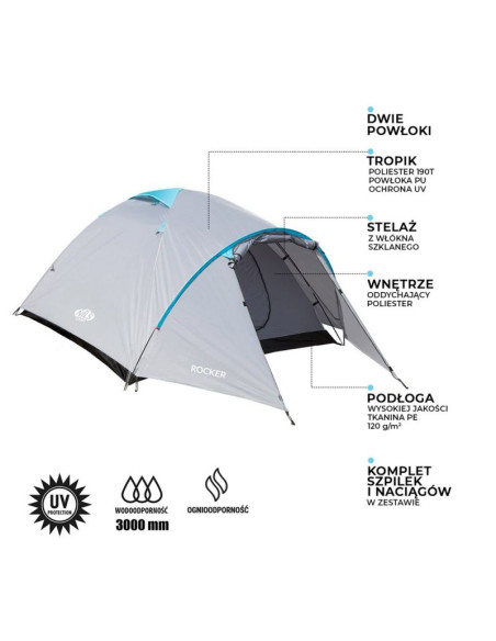 Namiot nils camp rocker nc6013 3 osobowy