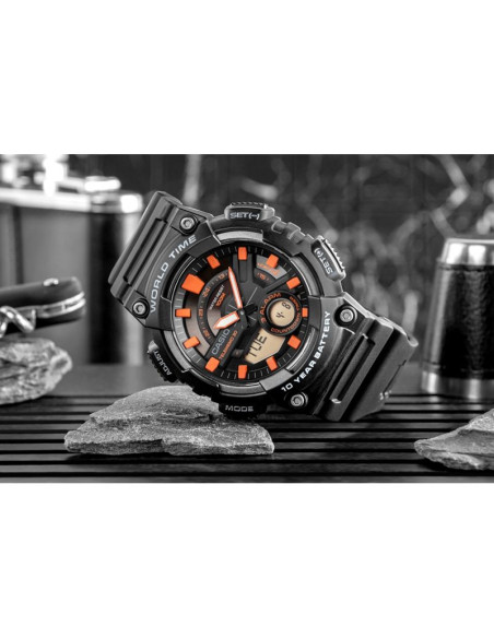 Zegarek męski casio gerton aeq-110w-1a2vdf + box