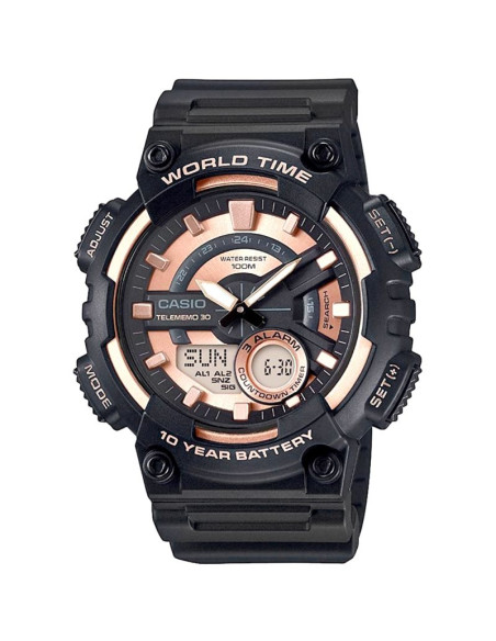 Zegarek męski casio gerton aeq-110w-1a3vdf + box