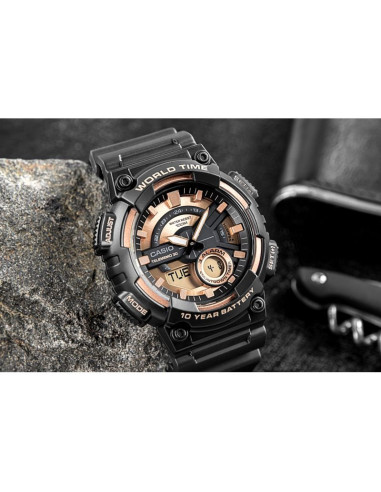 Zegarek męski casio gerton aeq-110w-1a3vdf + box