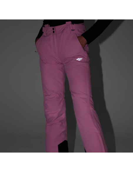 Spodnie narciarskie damskie 4f fnk f1157 różowe 4fwaw25tftrf1157 54s