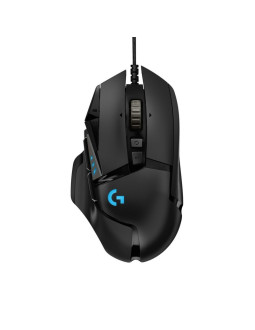 Mysz logitech g502 gaming hero eu 910-005471 (optyczna  16000 dpi  kolor czarny)