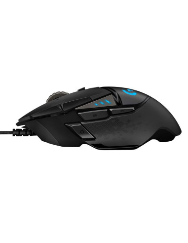 Mysz logitech g502 gaming hero eu 910-005471 (optyczna  16000 dpi  kolor czarny)