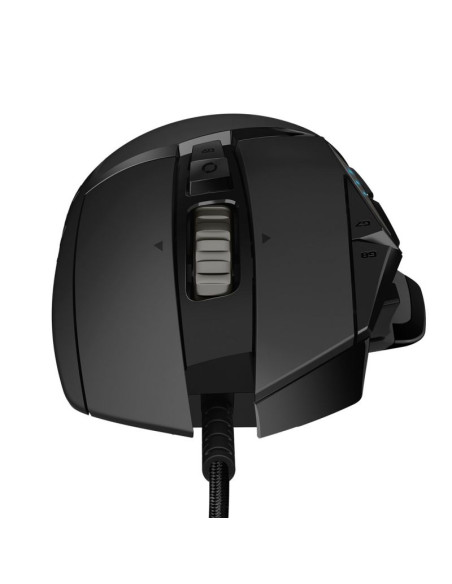 Mysz logitech g502 gaming hero eu 910-005471 (optyczna  16000 dpi  kolor czarny)