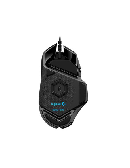 Mysz logitech g502 gaming hero eu 910-005471 (optyczna  16000 dpi  kolor czarny)