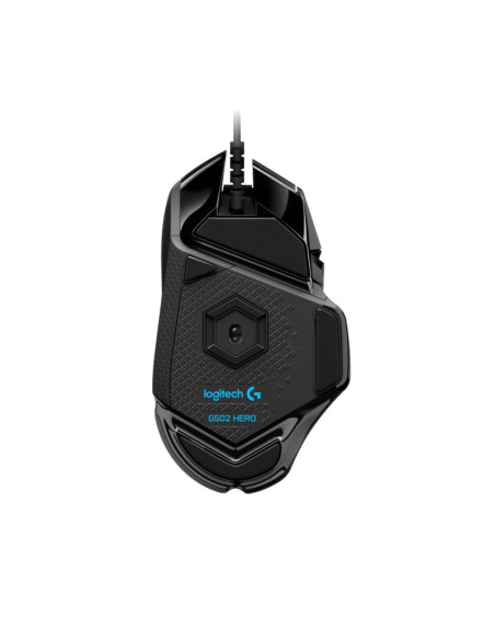 Mysz logitech g502 gaming hero eu 910-005471 (optyczna  16000 dpi  kolor czarny)