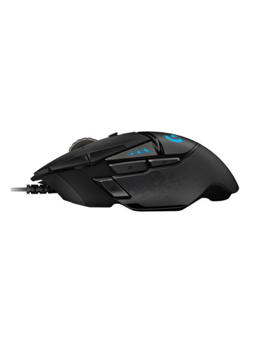 Mysz logitech g502 gaming hero eu 910-005471 (optyczna  16000 dpi  kolor czarny)