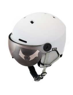 Kask narciarski meteor falven s 53-55 cm biały