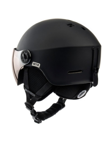 Kask narciarski meteor falven czarny 24968-24970