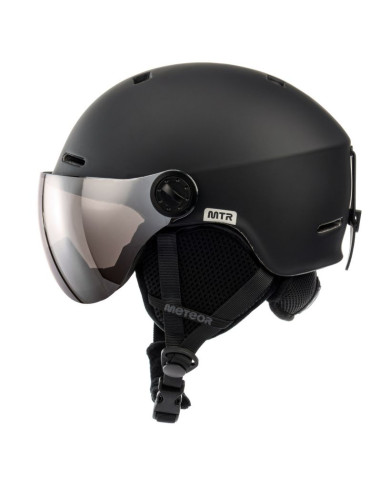 Kask narciarski meteor falven czarny 24968-24970