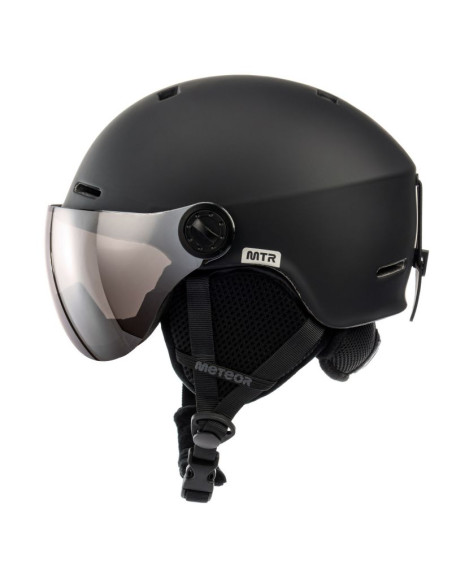 Kask narciarski meteor falven czarny 24968-24970