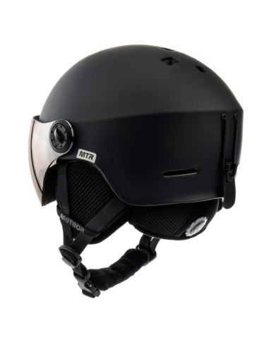 Kask narciarski meteor falven czarny 24968-24970