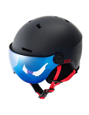 Kask narciarski meteor falven granatowy 24974-24976