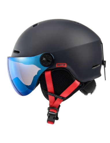 Kask narciarski meteor falven granatowy 24974-24976