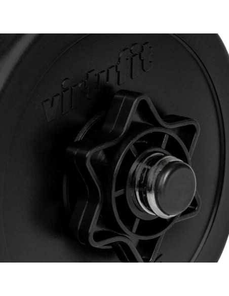 Virtufit regulowany zestaw hantli - winyl - 2 x 14 kg