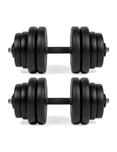 Virtufit regulowany zestaw hantli - winyl - 2 x 14 kg