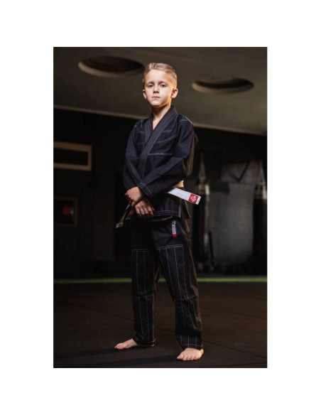 Kimono / gi do bjj dla dzieci czarne + pas gratis - x-series m0