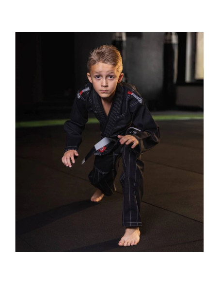 Kimono / gi do bjj dla dzieci czarne + pas gratis - x-series m0