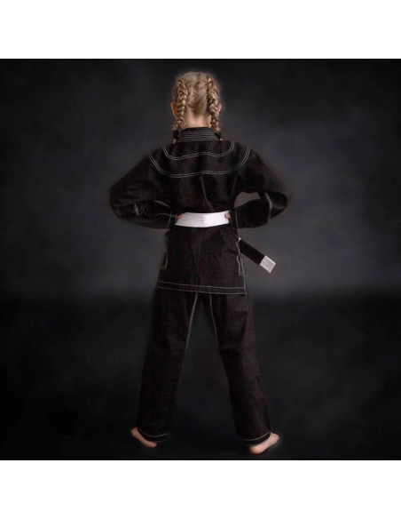 Kimono / gi do bjj dla dzieci czarne + pas gratis - x-series m0