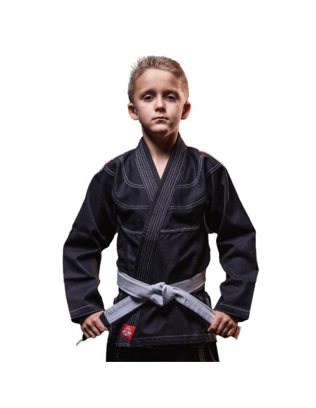 Kimono / gi do bjj dla dzieci czarne + pas gratis - x-series m0