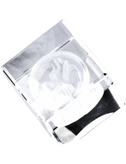 Trofeum szklane z grawerem 3d