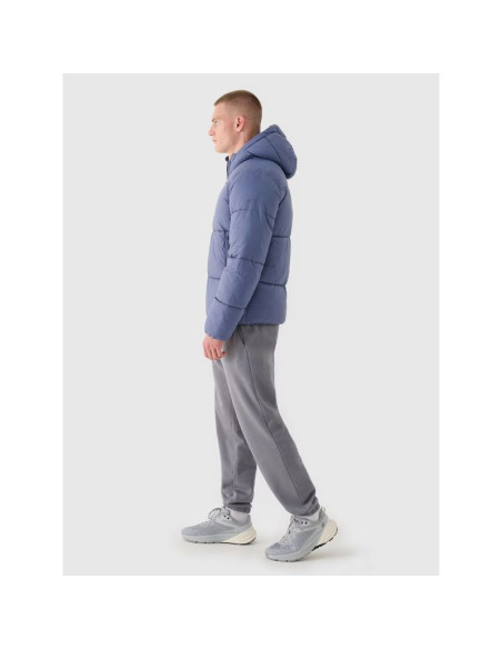 Kurtka zimowa puchowa z syntetycznym wypełnieniem męska 4f 4fwaw24tdjam480-32s