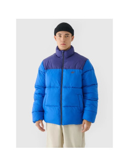 Kurtka zimowa puchowa z syntetycznym wypełnieniem męska 4f 4fwaw24tdjam485-36s