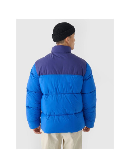 Kurtka zimowa puchowa z syntetycznym wypełnieniem męska 4f 4fwaw24tdjam485-36s