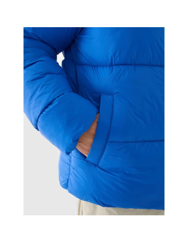 Kurtka zimowa puchowa z syntetycznym wypełnieniem męska 4f 4fwaw24tdjam485-36s