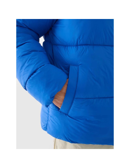 Kurtka zimowa puchowa z syntetycznym wypełnieniem męska 4f 4fwaw24tdjam485-36s