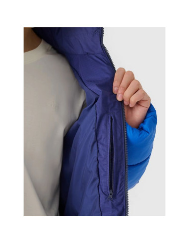 Kurtka zimowa puchowa z syntetycznym wypełnieniem męska 4f 4fwaw24tdjam485-36s