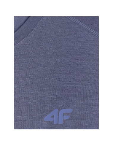 Koszulka trekkingowa z wełną merino męska 4f 4fwaw25tftsm1526-32s