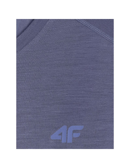 Koszulka trekkingowa z wełną merino męska 4f 4fwaw25tftsm1526-32s