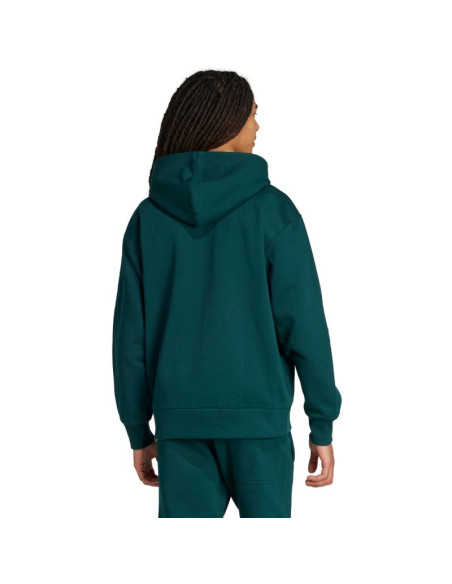 Bluza męska adidas all szn fleece full-zip zielona jx5101