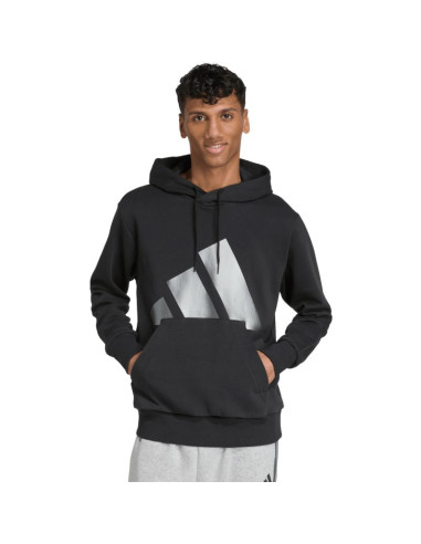 Bluza męska adidas holiday 3s hoodie czarna jm1698