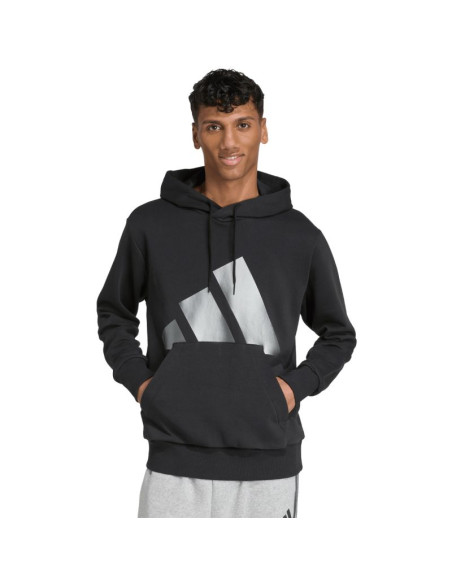 Bluza męska adidas holiday 3s hoodie czarna jm1698