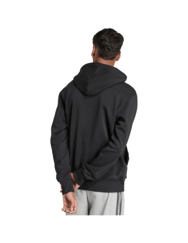 Bluza męska adidas holiday 3s hoodie czarna jm1698