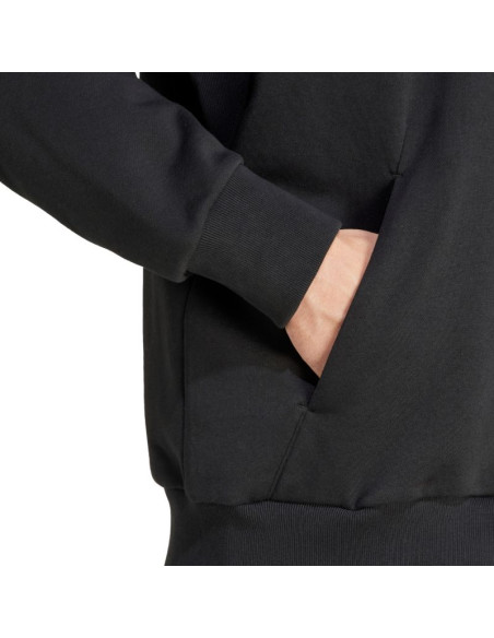 Bluza męska adidas all szn fleece full-zip hoodie czarna ix1249