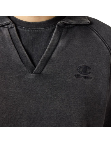 Bluza damska champion polo neck sweatshirt szara 118366 kk001