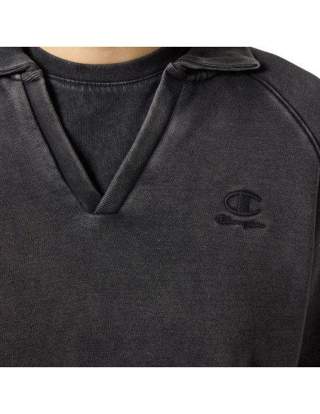 Bluza damska champion polo neck sweatshirt szara 118366 kk001