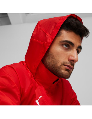 Kurtka męska puma team goal all weather czerwona 659038 01