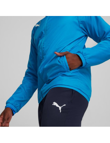 Kurtka męska puma team goal all weather niebieska 659038 02
