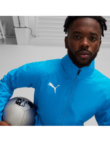 Kurtka męska puma team goal all weather niebieska 659038 02