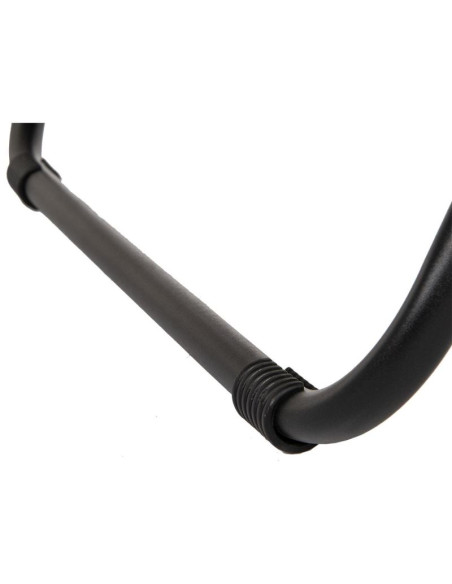 Leżak ogrodowy składany wielofunkcyjny z daszkiem 173x52/65x110cm czarno-szary