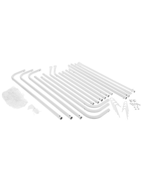 Bramka do piłki nożnej enero z siatką 240x150x90cm fi 25 i 22mm